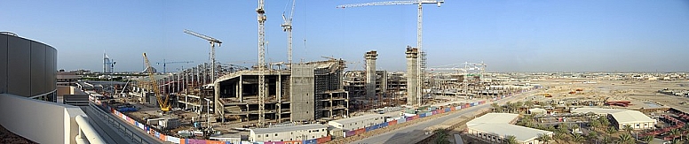 strong foundations mall of the emirates under construction